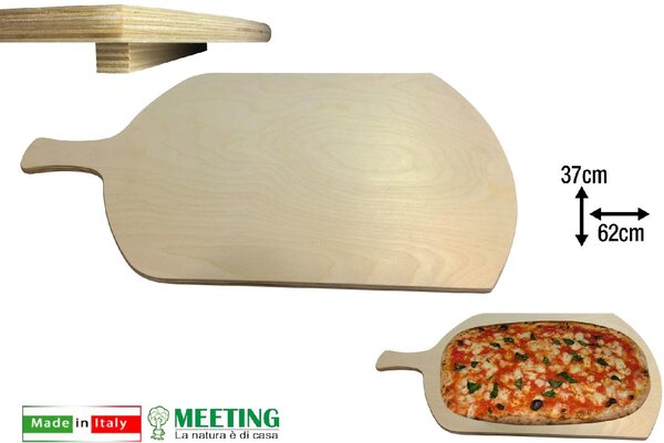 Meeting Tagliere Legno per Pizza a Metro cm 62x37 - 570