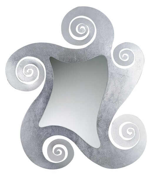 Arti e Mestieri Specchio da parete grande in metallo dal design moderno  Circe Metallo Argento Specchi Classici,Specchi di Design Specchi per Bagno,Specchi  per Cameretta,Specchi per Ingresso