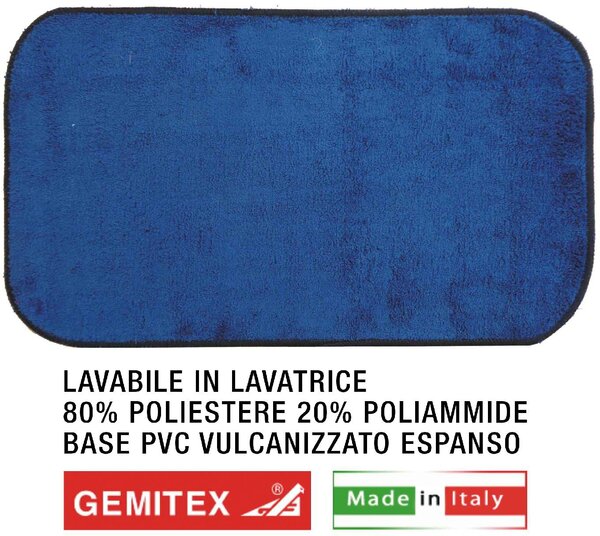 Gemitex Tappeto Merlino cm 50x110 Blu - P501101
