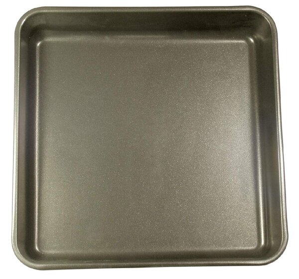 Vespa Teglia Forno Antiaderente Quadrata Alta in Alluminio 40 x 40 cm colore Nero