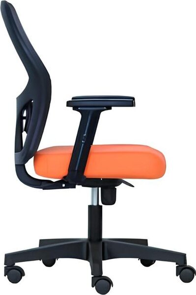 Sedie da ufficio Sedia da scrivania arancione Sedia girevole Sedia direzionale Sedia da ufficio di design in rete
