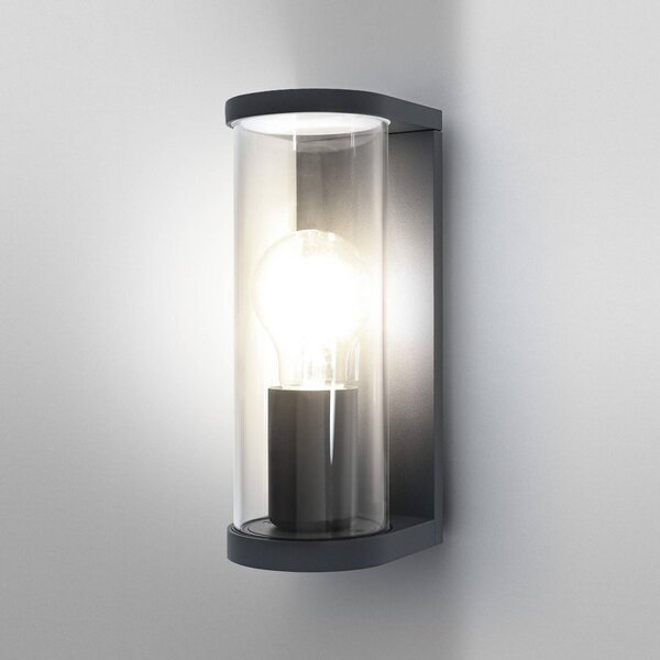 OSRAM Appliance da esterno ENDURA CLASSIC TUBULAR, grigio scuro IP44 dimmerabile, Alluminio / Grigio / Zincato, Alluminio, Moderno
