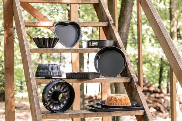 BALLARINI Teglia Forno Antiaderente Rettangolare in Metallo 32 x 37 cm colore Grigio