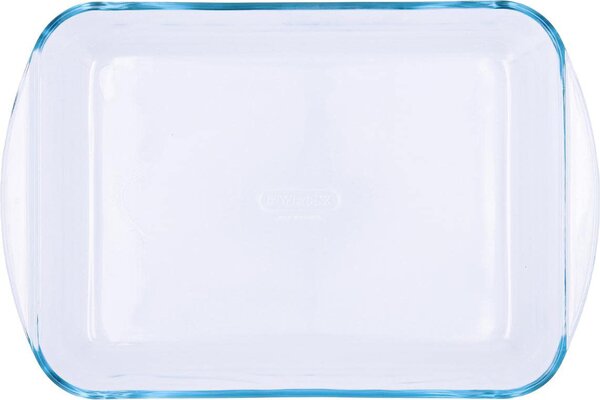 Pyrex Teglia Forno Lasagnera Rettangolare in Vetro Borosilicato 35 x 23 cm colore Trasparente