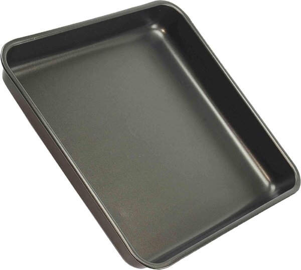 Vespa Teglia Forno per Pizza Antiaderente Rettangolare in Alluminio 35 x 34 cm colore Grigio