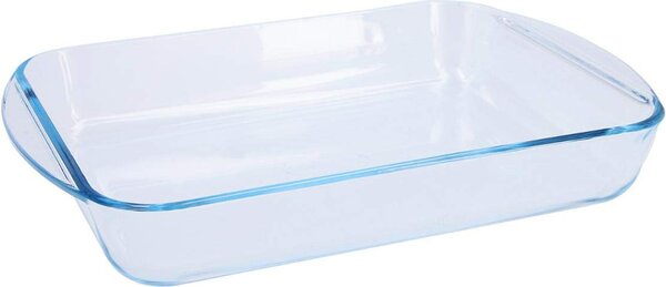 Pyrex Teglia Forno Lasagnera Rettangolare in Vetro Borosilicato 35 x 23 cm colore Trasparente