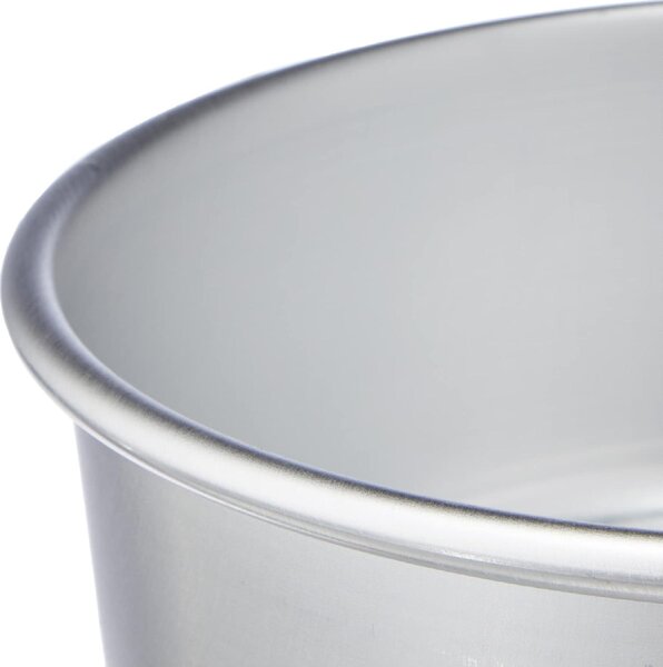 Pentole Agnelli Tortiera Stampo per Torta Conica in Alluminio 22 cm colore Argento - Pasticceria & Pizza