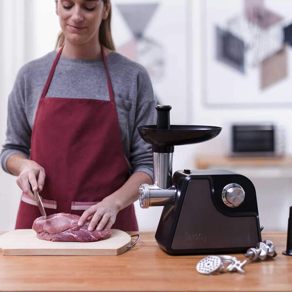 Black & Decker Tritacarne Elettrico Potenza 1000 watt con Accessori colore Nero - BXMMA1000E