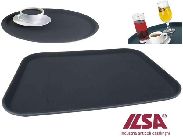 ILSA Vassoio Antiscivolo Rettangolare cm 46x35.5 Poliprop. - 23346