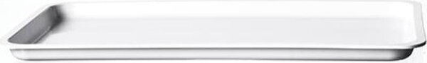 Vivenzi Vassoio bianco in melamina cm 42x23x2 - 918