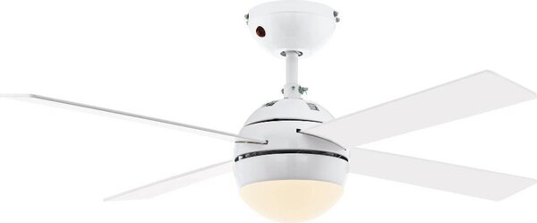 EGLO Ventilatore da Soffitto con Luce e Telecomando 4 Pale 3 Velocit colore Bianco - 56036
