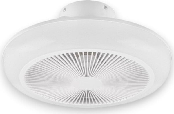 Trio Ventilatore da Soffitto con Telecomando con Luce Lampadario Ventilatore Pale interne Diametro 45 cm Effetto Cielo Stellato - R67272100