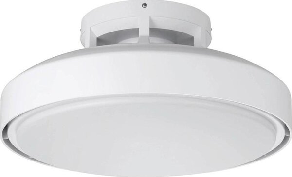 EGLO Ventilatore da Soffitto con Luce LED e Telecomando 46x18h cm colore Bianco Morenci - 35206