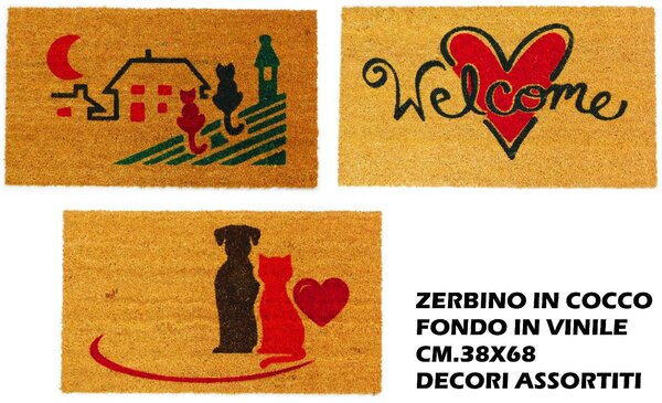 Giacomini E Gambarova Zerbino Cocco cm 38x68 Rettangolare - 9685