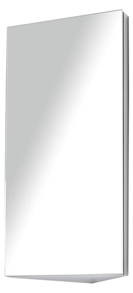 HOMCOM mobiletto pensile bagno specchiera bagno mobile salvaspazio bagno specchio contenitore bagno mobili specchio bagno | 60x30x18.4cm|Aosom