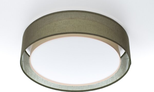 Plafoniera PURO 2xE27/40W/230V diametro 60 cm verde