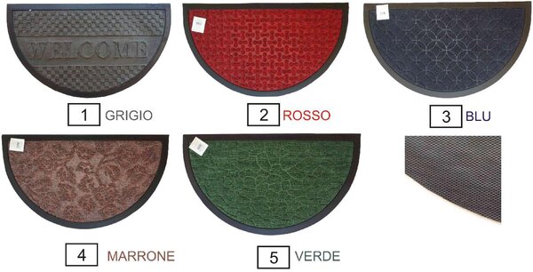 Reds Zerbino Mark Gomma Mezzaluna cm 40x70 - 959