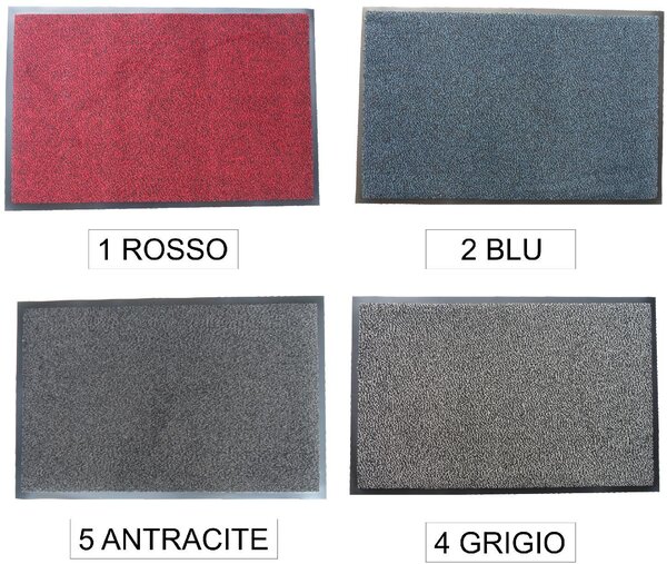 Giacomini E Gambarova Zerbino Nevada e Asciugapasso cm 120x180 colori Assortiti - 13730