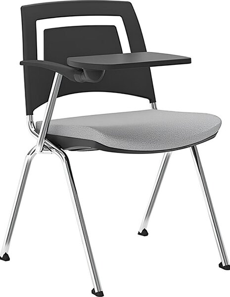 Elegante sedia grigia Sedia moderna Design di alta qualità Sedia da ufficio Nuova