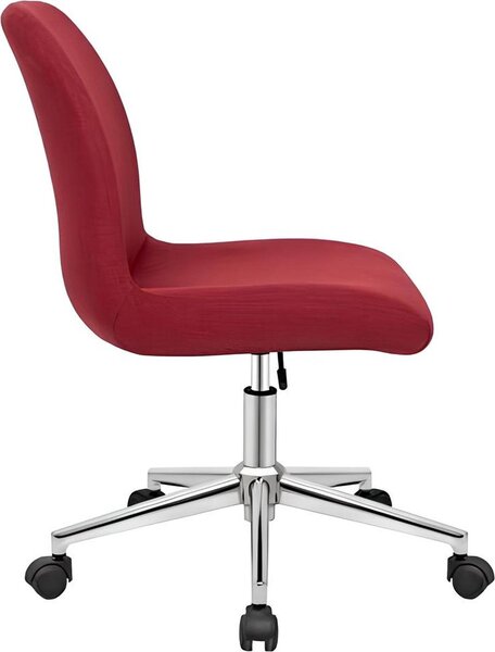 Poltrona da ufficio rossa Sedia Sedia da ufficio direzionale Nuova poltrona tessile di design Arredo