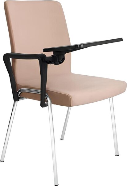 Elegante poltrona beige Poltrona moderna Sedia da ufficio di design di alta qualità nuova