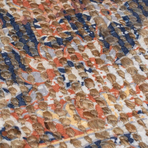 Passatoia di colore naturale in misto iuta tessuta a mano 60x230 cm Miley – Flair Rugs