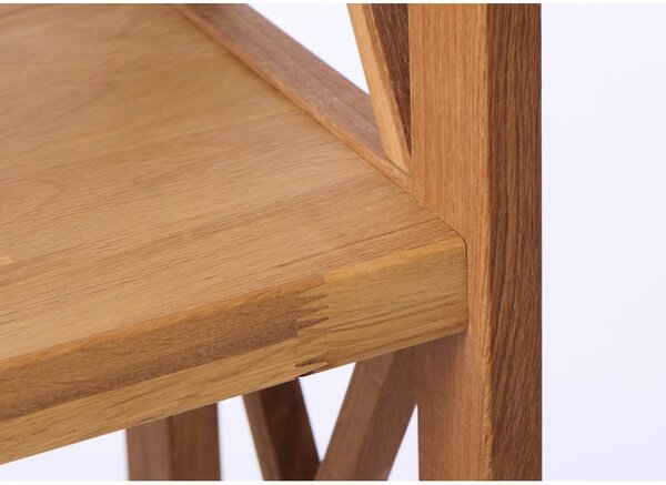 Scaffale effetto rovere colore naturale 70x198 cm X-Shelf - Unique Furniture
