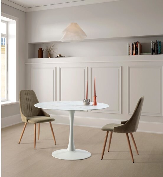 Tavolo da pranzo rotondo ø 110 cm Ada - Marckeric