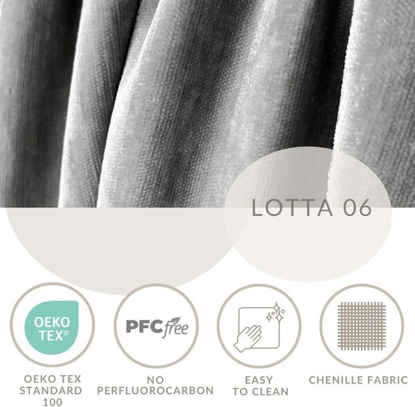 Letto matrimoniale imbottito grigio chiaro con spazio contenitivo e rete 160x200 cm Aruba L - Maison de Rêve