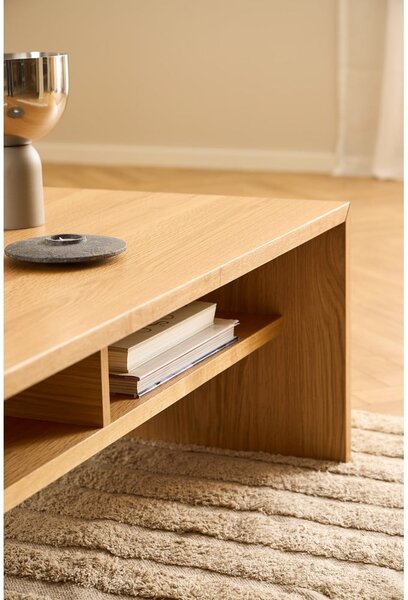 Tavolino in colore naturale con effetto rovere 60x120 cm Arlon - Actona