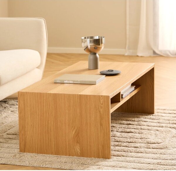 Tavolino in colore naturale con effetto rovere 60x120 cm Arlon - Actona