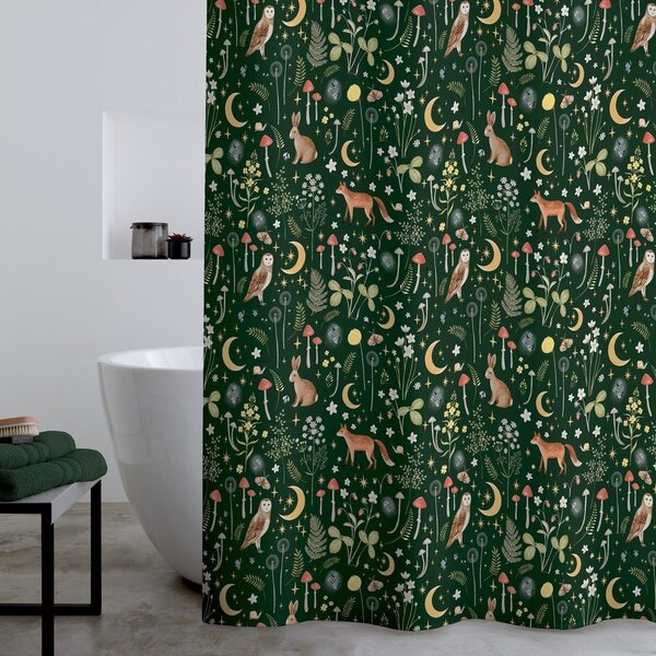 Tenda per doccia 180x180 cm Enchanted Twilight Animals – Catherine Lansfield