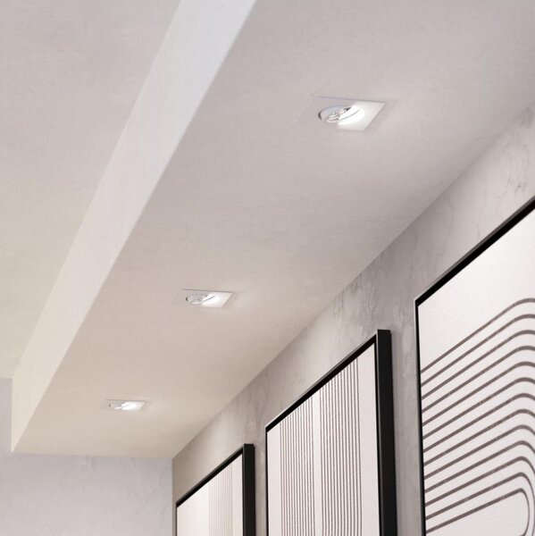 Eglo 902328-SET 3x LED faretti da incasso per soffitto SALICETO LED/6,4W/230V 8,8x8,8cm bianco