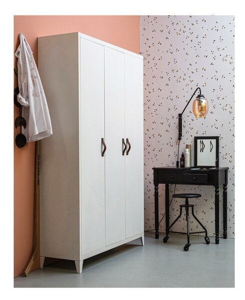 Tavolino da toilette in legno di pino nero Romy - WOOOD
