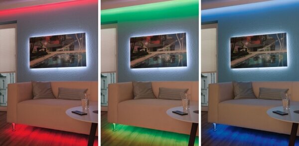 Paulmann 3989 - Striscia LED RGBW dimmerabile 19W TIP 10 m 230V + telecomando
