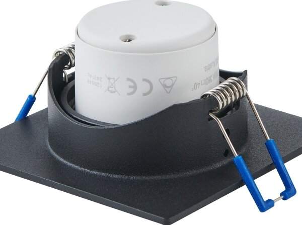 Eglo 902284-SET 3x LED faretto da incasso per controsoffitto SALICETO LED/4,8W/230V 8,8x8,8cm nero
