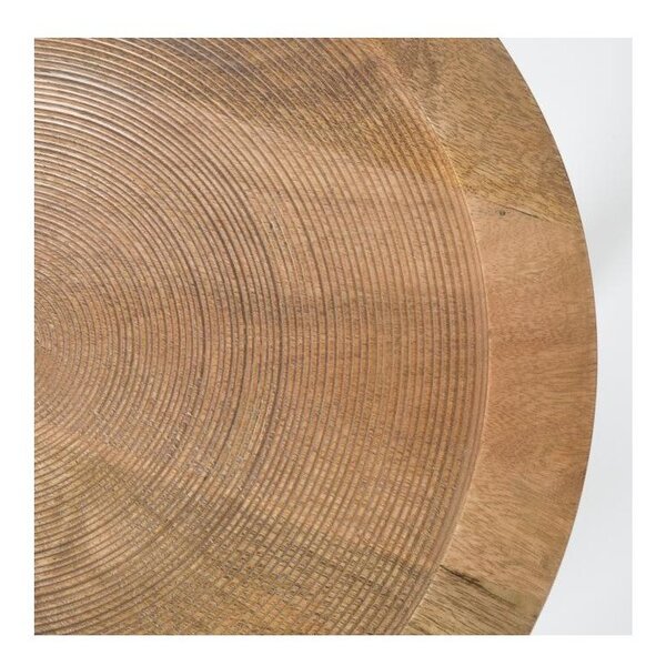 Tavolino in legno di mango Dendron, ⌀ 43 cm - Zuiver