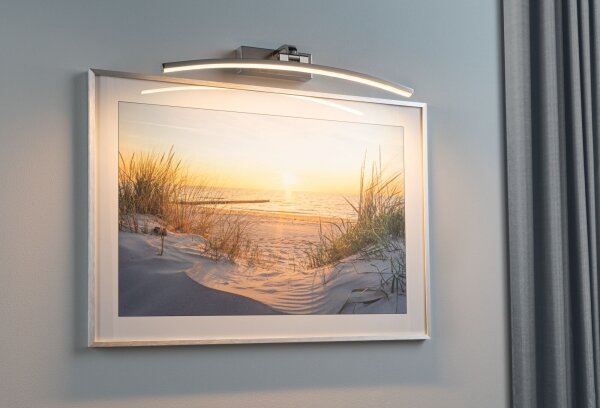 Paulmann 95558 - LED/10W Lampada per quadri BENTO 230V 50 cm cromo opaco