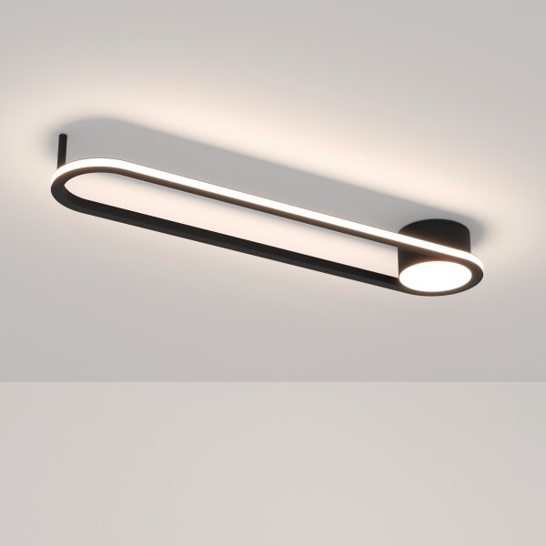 Eglo 902151-LED Plafoniera COLLECORVINO LED/24W/230V 2700/4000/6500K nero