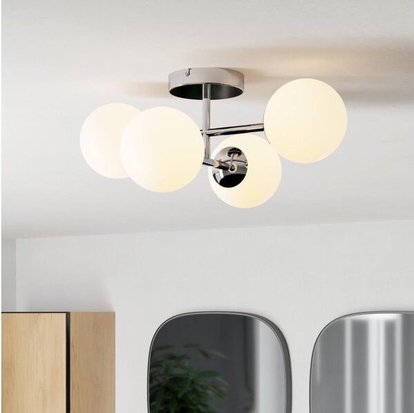 Eglo 902098 - Plafoniera LED da bagno CASTROVIDO 4xG9/4,2W/230V IP44 cromo