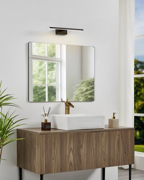Eglo 901847-LED Illuminazione per specchio da bagno CONETTILLA LED/7W/230V 40 cm IP44 nero
