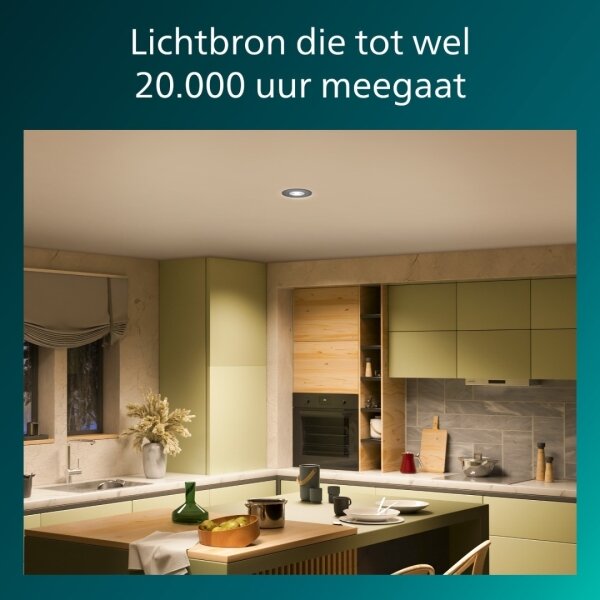 Philips - Set da 3 faretti da incasso LED dimmerabili CILANTRO LED/5W/230V 4000K neri