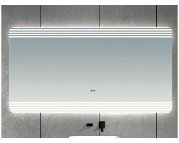 Brilagi - Specchio da bagno LED MELZO LED/28W/230V 60x80 cm IP44 CRI 90 dimmerabile + CCT