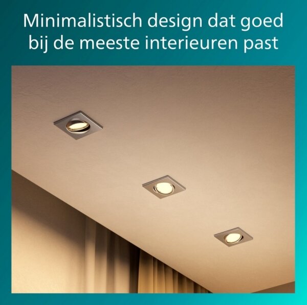 Philips - Faretto da incasso PERIDOT 1xGU10/7W/230V argento