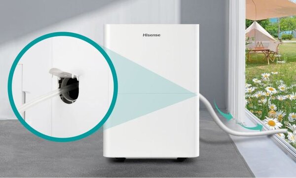 Hisense Deumidificatore Capacit Tanica 4,2 Litri Capacit di Deumidificazione 20 L/24h colore Bianco - D20HW