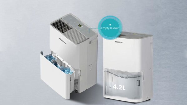 Hisense Deumidificatore Capacit Tanica 4,2 Litri Capacit di Deumidificazione 20 L/24h colore Bianco - D20HW