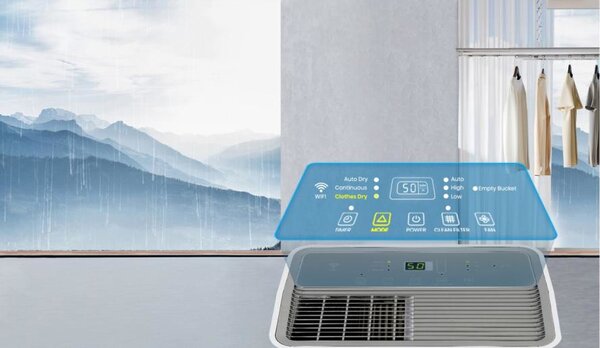 Hisense Deumidificatore Capacit Tanica 4,2 Litri Capacit di Deumidificazione 20 L/24h colore Bianco - D20HW