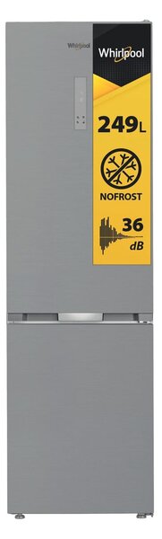 Whirlpool Frigorifero Combinato Capacit 355 Litri Classe energetica C Raffreddamento No Frost colore Acciaio Inox - WHK 26403 XP6E