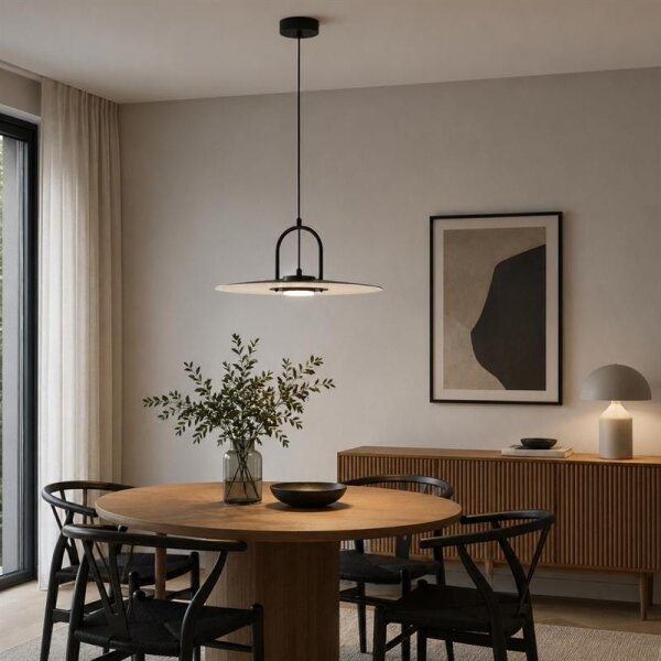 Lampada a sospensione a cavo HATTORI 1xGX53/15W/230V, nero