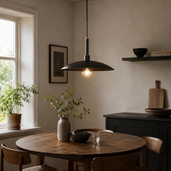 Lampada a sospensione con cavo YUMI 1xE27/15W/230V nera